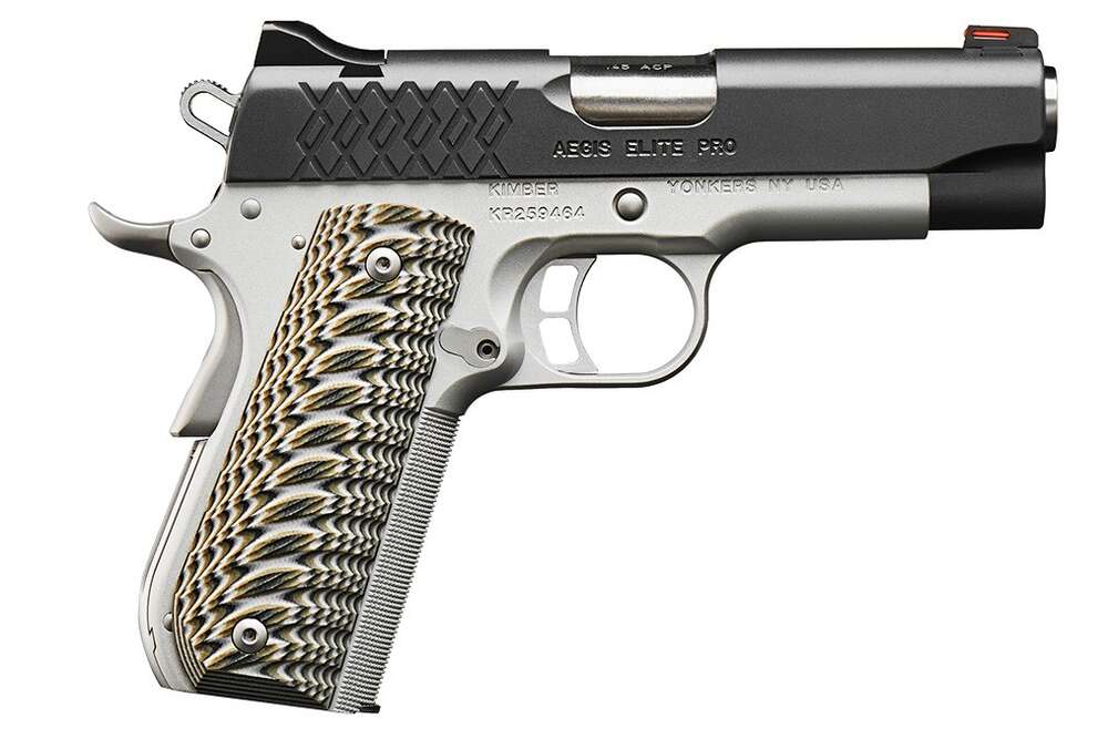 Handguns Kimber America ZPAP M70 9mm KIMBER 1911 AEGIS ELITE PRO 45ACP 4